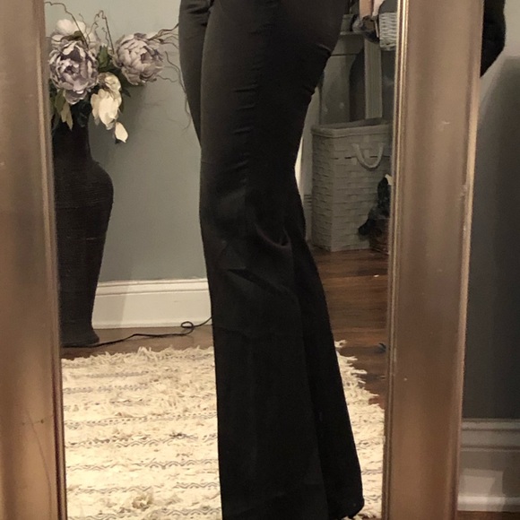 BCBG black straight leg trouser slacks size 2 - Picture 3 of 16